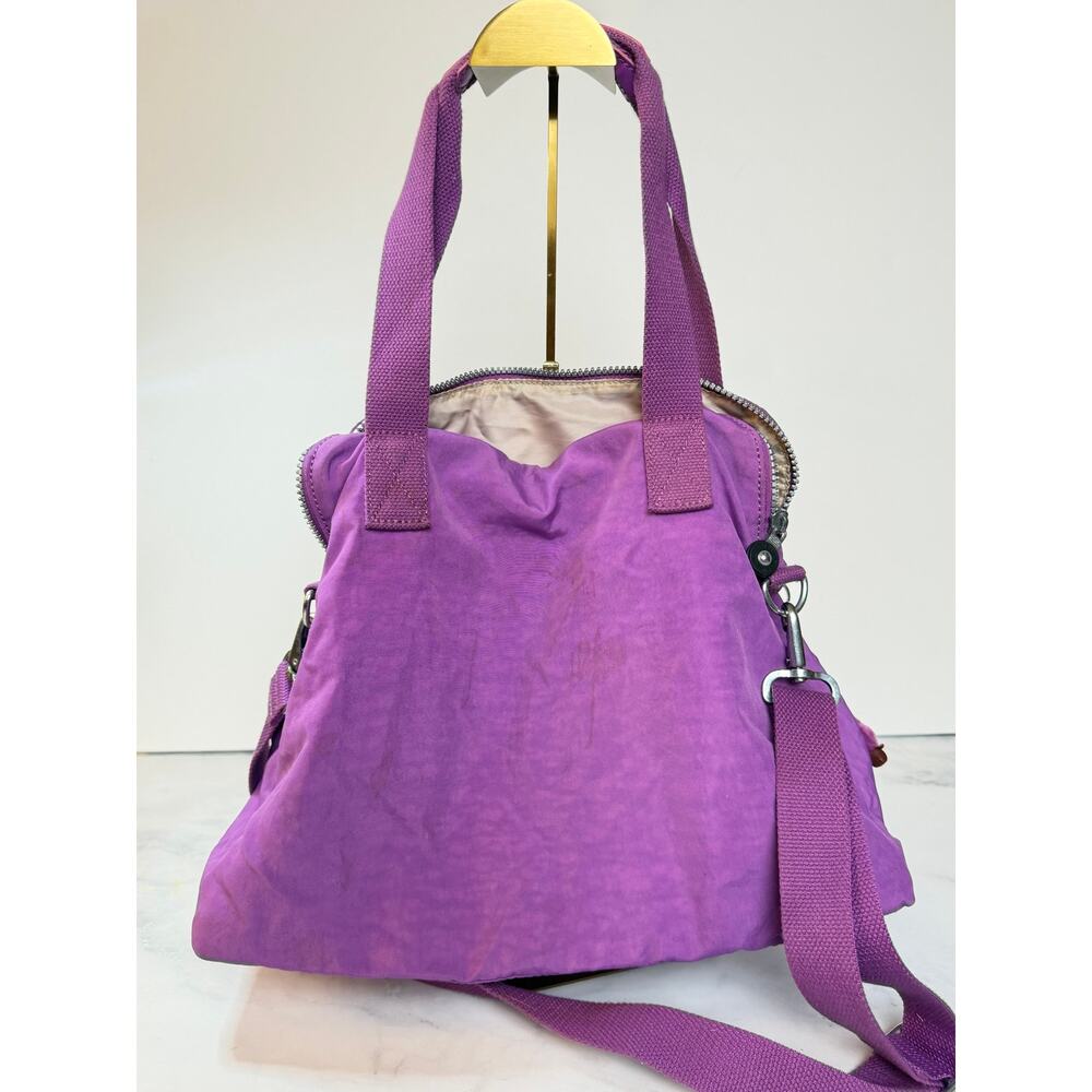 PURPLE Kipling Nicolette Crossbody bag/tote EUC - excellent condition - Picture 2 of 9